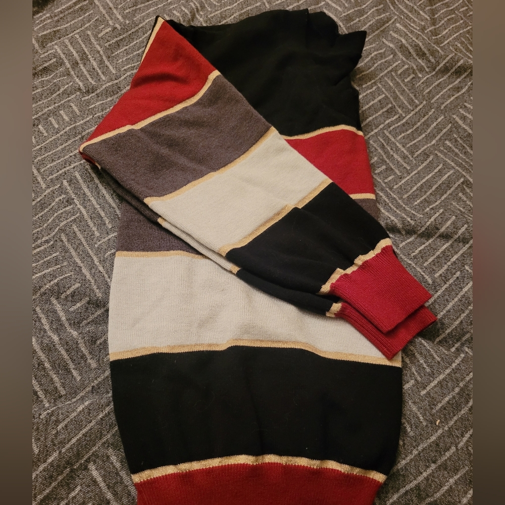 Shein multi stripe sweater size M